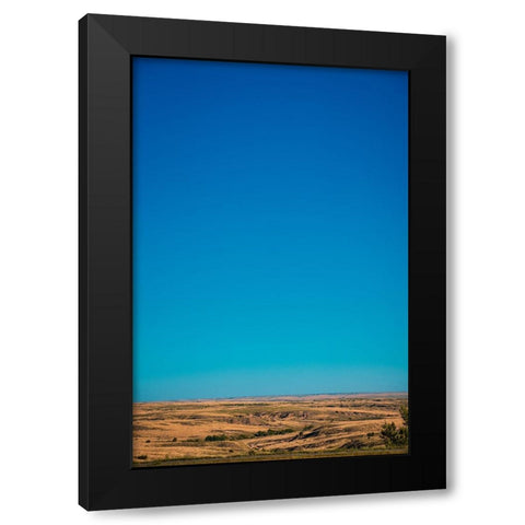 Amarillo Sky Vertical Black Modern Wood Framed Art Print with Double Matting by Malone, Will