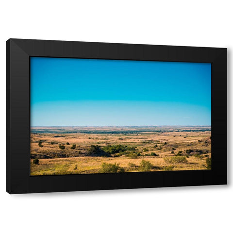 Amarillo Sky Black Modern Wood Framed Art Print with Double Matting by Malone, Will