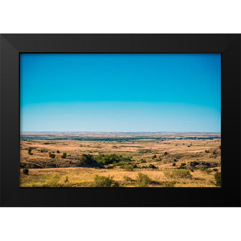 Amarillo Sky Black Modern Wood Framed Art Print by Malone, Will