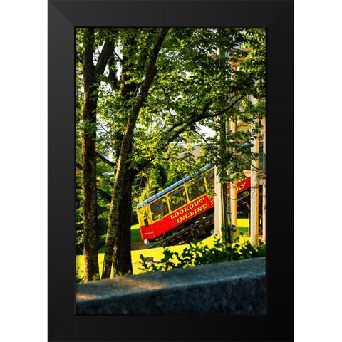 Lookout Incline Black Modern Wood Framed Art Print by Malone, Will