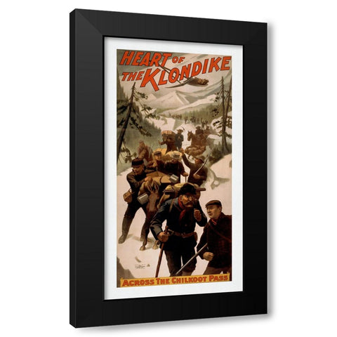 Heart of the Klondike Black Modern Wood Framed Art Print with Double Matting by Screendoor