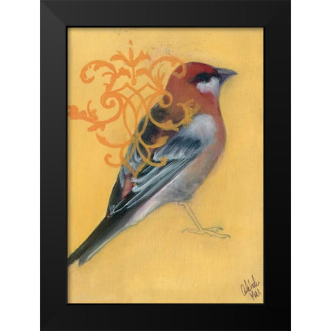Bird Study I Black Modern Wood Framed Art Print by Adkin, Arielle