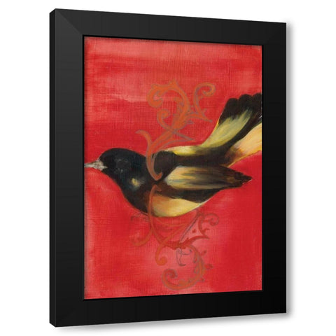 Bird Study IV Black Modern Wood Framed Art Print by Adkin, Arielle