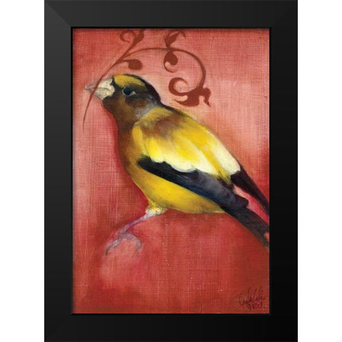 Bird Study VI Black Modern Wood Framed Art Print by Adkin, Arielle