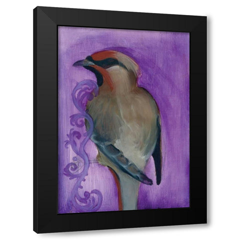 Bird Study X Black Modern Wood Framed Art Print by Adkin, Arielle