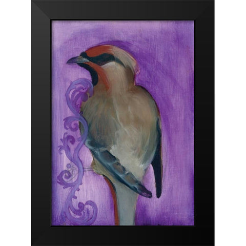 Bird Study X Black Modern Wood Framed Art Print by Adkin, Arielle