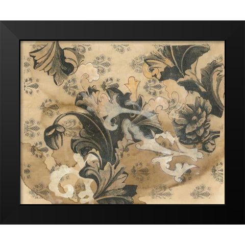 Baroque Black Modern Wood Framed Art Print by Adkin, Arielle