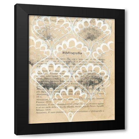 Artichoke Patterns V Black Modern Wood Framed Art Print with Double Matting by Adkin, Arielle