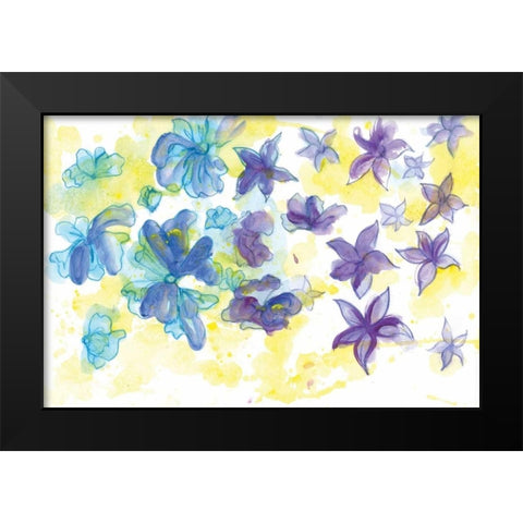 Spring Garden III Black Modern Wood Framed Art Print by Adkin, Arielle