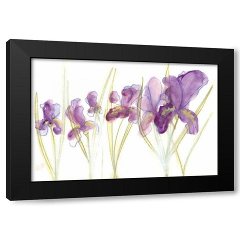 Spring Garden IV Black Modern Wood Framed Art Print by Adkin, Arielle