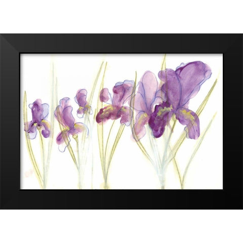 Spring Garden IV Black Modern Wood Framed Art Print by Adkin, Arielle