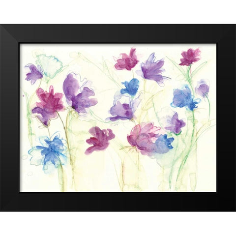 Spring Garden VII Black Modern Wood Framed Art Print by Adkin, Arielle