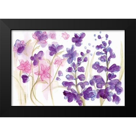 Spring Garden IX Black Modern Wood Framed Art Print by Adkin, Arielle