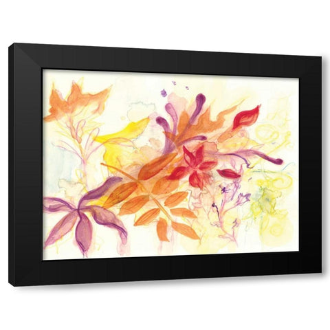 Spring Garden X Black Modern Wood Framed Art Print with Double Matting by Adkin, Arielle