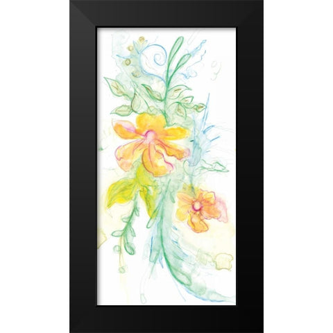 Spring Garden XI Black Modern Wood Framed Art Print by Adkin, Arielle