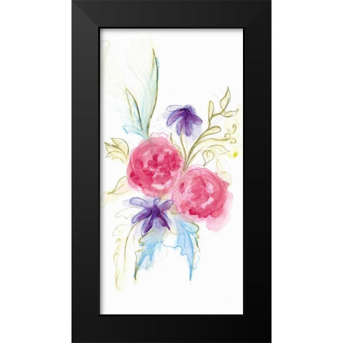 Spring Garden XII Black Modern Wood Framed Art Print by Adkin, Arielle