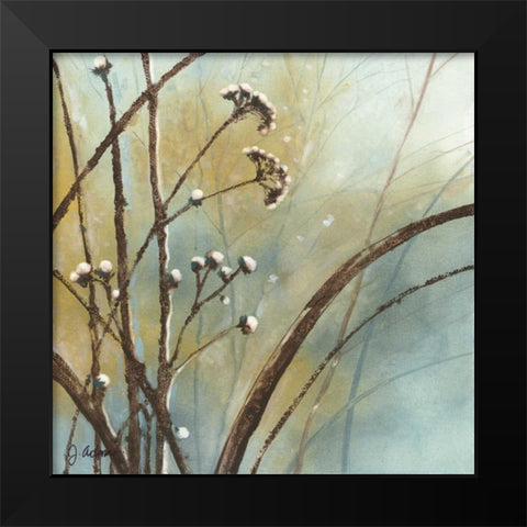 Fall Meadow III Black Modern Wood Framed Art Print by Adams, J.