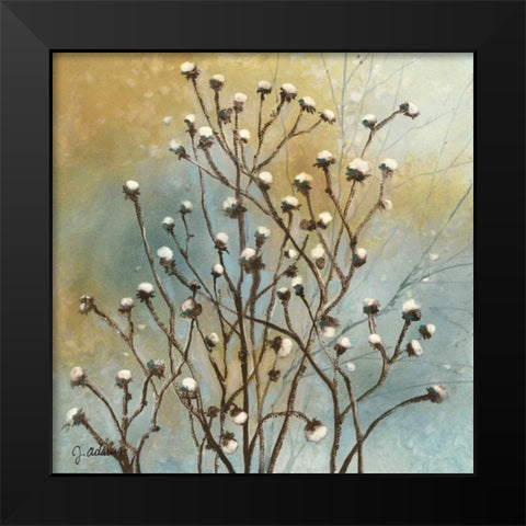 Fall Meadow IV Black Modern Wood Framed Art Print by Adams, J.