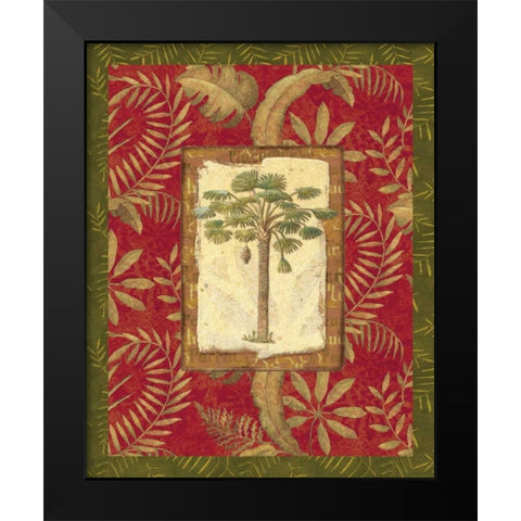 Exotica Palm I Black Modern Wood Framed Art Print by Audrey, Charlene