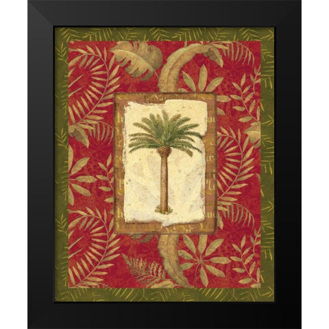 Exotica Palm II Black Modern Wood Framed Art Print by Audrey, Charlene