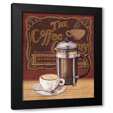 Cafe Mundo IV Black Modern Wood Framed Art Print with Double Matting by Audrey, Charlene