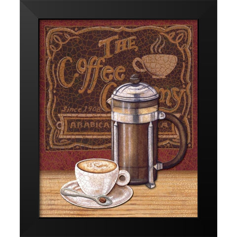 Cafe Mundo IV Black Modern Wood Framed Art Print by Audrey, Charlene