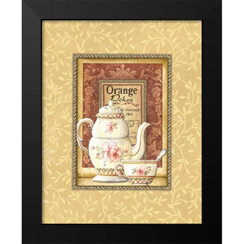 Pekoe Black Modern Wood Framed Art Print by Audrey, Charlene