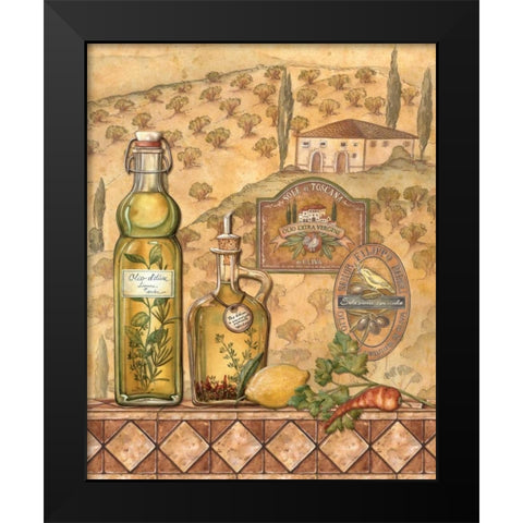 Flavors of Tuscany II Black Modern Wood Framed Art Print by Audrey, Charlene