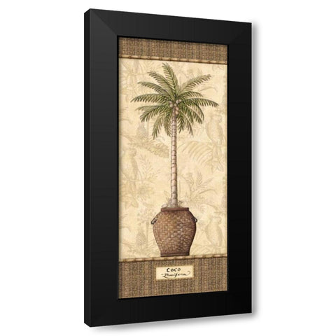 Botanical Palm III Black Modern Wood Framed Art Print with Double Matting by Audrey, Charlene