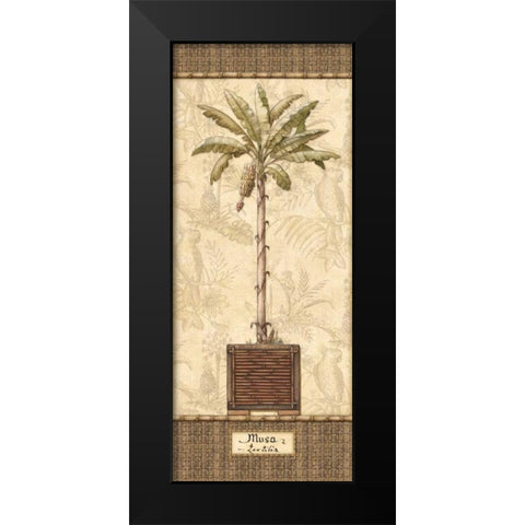 Botanical Palm IV Black Modern Wood Framed Art Print by Audrey, Charlene