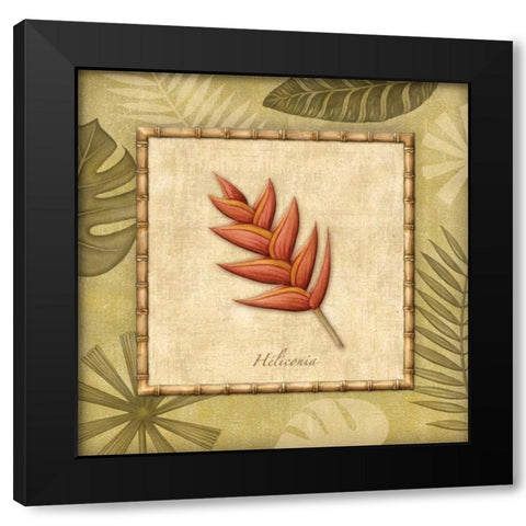 Paradisio I Black Modern Wood Framed Art Print with Double Matting by Audrey, Charlene