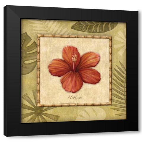 Paradisio II Black Modern Wood Framed Art Print with Double Matting by Audrey, Charlene