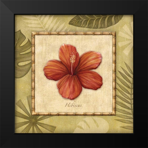 Paradisio II Black Modern Wood Framed Art Print by Audrey, Charlene