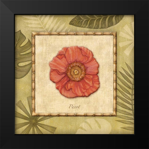 Paradisio IV Black Modern Wood Framed Art Print by Audrey, Charlene