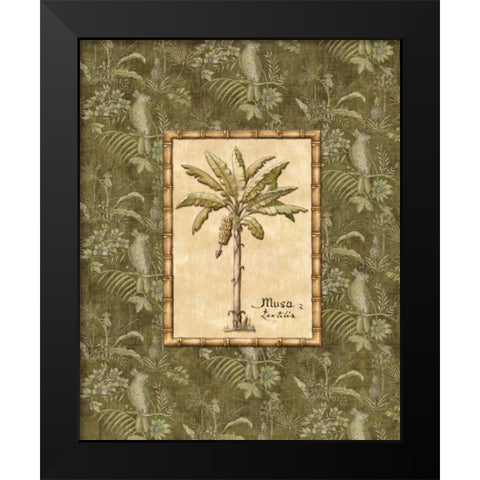 Vintage Palm IV Black Modern Wood Framed Art Print by Audrey, Charlene