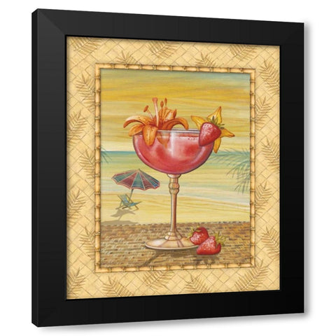 Island Nectar I Black Modern Wood Framed Art Print with Double Matting by Audrey, Charlene