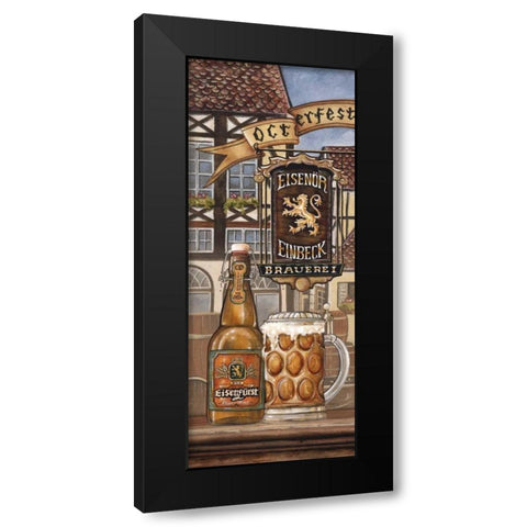 German Beer Black Modern Wood Framed Art Print with Double Matting by Audrey, Charlene