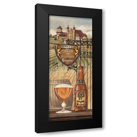 Belgium Beer Black Modern Wood Framed Art Print with Double Matting by Audrey, Charlene