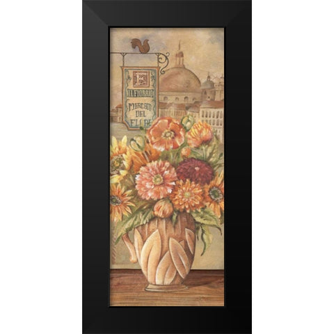 Bouquet from Italy Black Modern Wood Framed Art Print by Audrey, Charlene