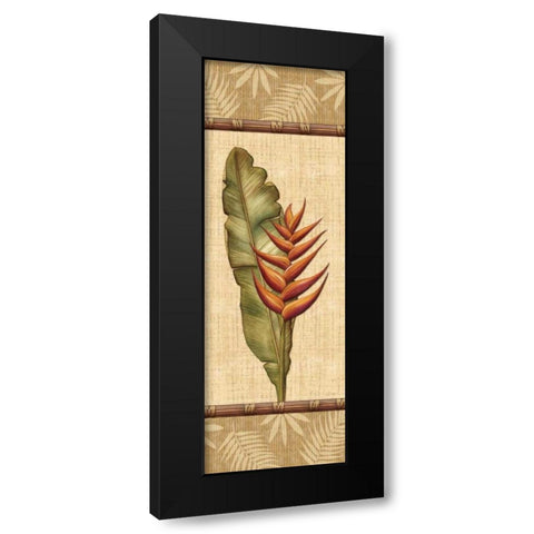 Fleurs Exotiques II Black Modern Wood Framed Art Print by Audrey, Charlene