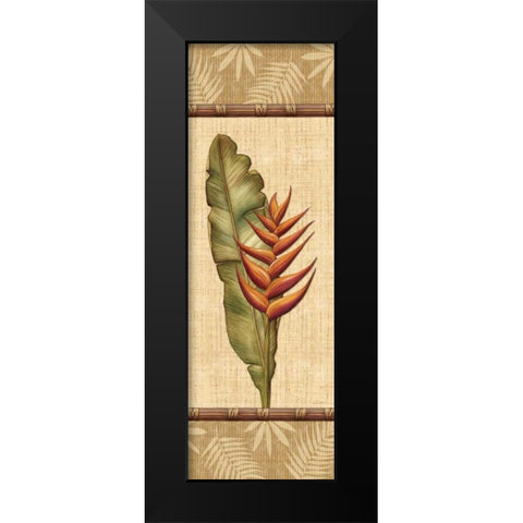 Fleurs Exotiques II Black Modern Wood Framed Art Print by Audrey, Charlene