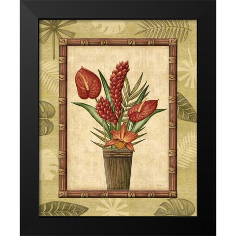 Paradisio Bouquet I Black Modern Wood Framed Art Print by Audrey, Charlene
