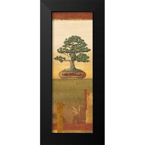 Bonsai I Black Modern Wood Framed Art Print by Audrey, Charlene