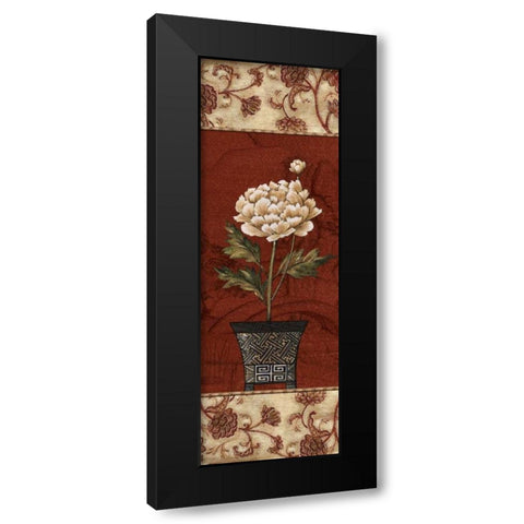 Geisha Garden I Black Modern Wood Framed Art Print by Audrey, Charlene