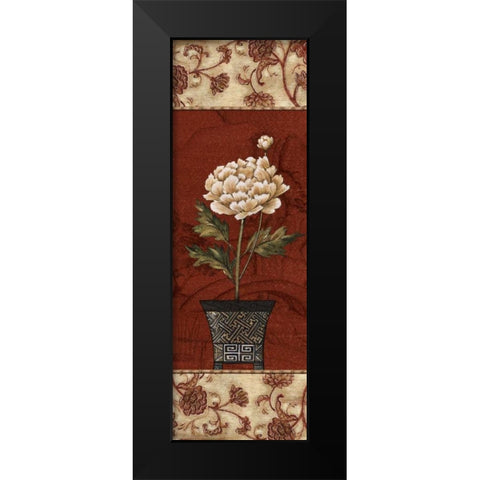Geisha Garden I Black Modern Wood Framed Art Print by Audrey, Charlene