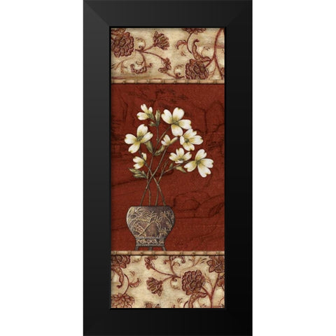 Geisha Garden IV Black Modern Wood Framed Art Print by Audrey, Charlene