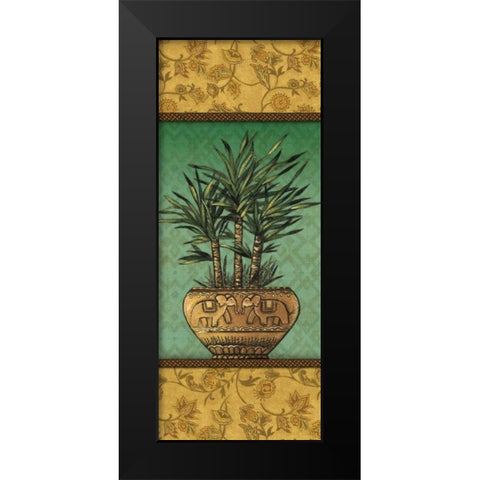 Tropical Plants I Black Modern Wood Framed Art Print by Audrey, Charlene