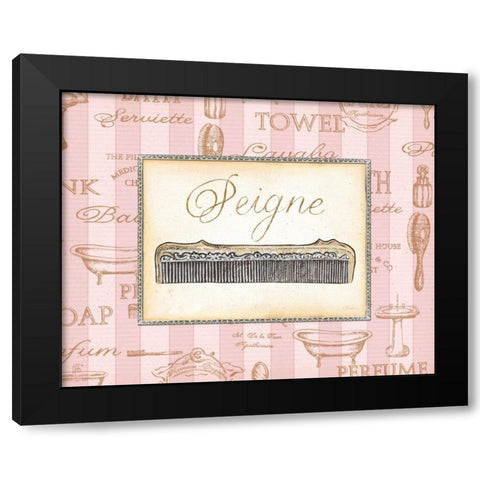 Beaute Feminine I Black Modern Wood Framed Art Print by Audrey, Charlene