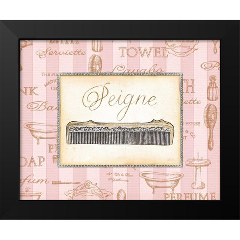 Beaute Feminine I Black Modern Wood Framed Art Print by Audrey, Charlene