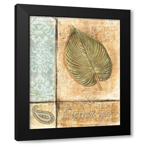 Ocean Breeze I Black Modern Wood Framed Art Print by Audrey, Charlene